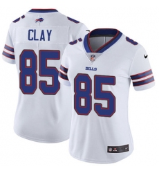 Nike Bills #85 Charles Clay White Womens Stitched NFL Vapor Untouchable Limited Jersey