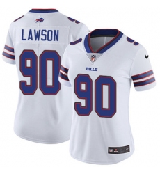 Nike Bills #90 Shaq Lawson White Womens Stitched NFL Vapor Untouchable Limited Jersey