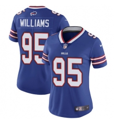 Nike Bills #95 Kyle Williams Royal Blue Team Color Womens Stitched NFL Vapor Untouchable Limited Jersey