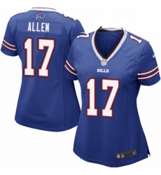 Womens Nike Buffalo Bills 17 Josh Allen Game Royal Blue Team Color NFL Jersey
