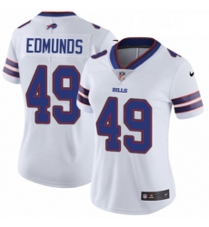 Womens Nike Buffalo Bills 49 Tremaine Edmunds White Vapor Untouchable Limited Player NFL Jersey