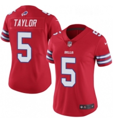 Womens Nike Buffalo Bills 5 Tyrod Taylor Limited Red Rush Vapor Untouchable NFL Jersey