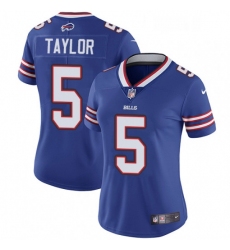 Womens Nike Buffalo Bills 5 Tyrod Taylor Royal Blue Team Color Vapor Untouchable Limited Player NFL Jersey
