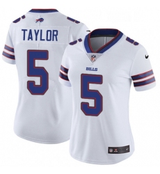 Womens Nike Buffalo Bills 5 Tyrod Taylor White Vapor Untouchable Limited Player NFL Jersey