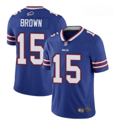 Bills #15 John Brown Royal Blue Team Color Youth Stitched Football Vapor Untouchable Limited Jersey