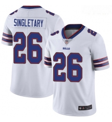 Bills #26 Devin Singletary White Youth Stitched Football Vapor Untouchable Limited Jersey