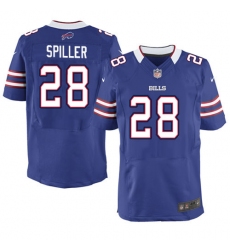 C.J. Spiller Youth Jersey - Elite Stitched Nike Buffalo Bills #28 Blue Jersey