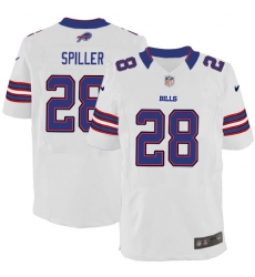 C.J. Spiller Youth White Elite Jersey - Stitched Nike Buffalo Bills #28 Jersey