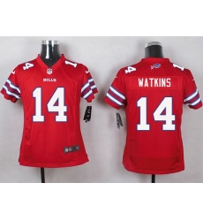 Nike Bills #14 Sammy Watkins Red Youth Stitched NFL Limited Rush Jersey