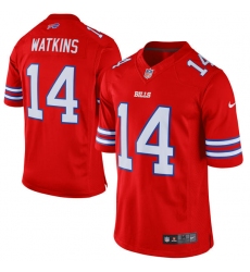 Nike Buffalo Bills #14 Sammy Watkins Red Youth Stitched NFL Elite Rush Jersey