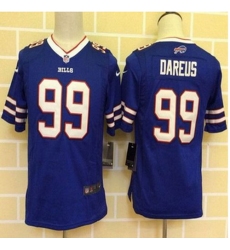 Youth New Buffalo Bills #99 Marcell Dareus Royal Blue Team Color Stitched NFL Elite Jersey