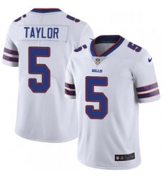 Youth Nike Buffalo Bills 5 Tyrod Taylor Elite White NFL Jersey