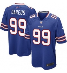 Youth Nike Buffalo Bills 99# Marcell Dareus Game Blue Color Jersey