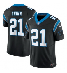 Men Carolina Panthers 21 Jeremy Chinn Black 2023 F U S E  Vapor Untouchable Stitched Football Jersey