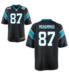Men Nike Carolina Panthers Muhsin Muhammad 87 Black Vapor Limited Jersey