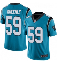 Mens Nike Carolina Panthers 59 Luke Kuechly Blue Alternate Vapor Untouchable Limited Player NFL Jersey