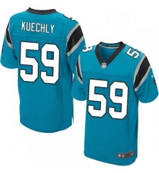 Mens Nike Carolina Panthers 59 Luke Kuechly Elite Blue Alternate NFL Jersey