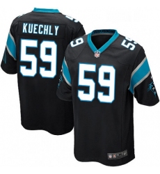 Mens Nike Carolina Panthers 59 Luke Kuechly Game Black Team Color NFL Jersey