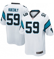 Mens Nike Carolina Panthers 59 Luke Kuechly Game White NFL Jersey