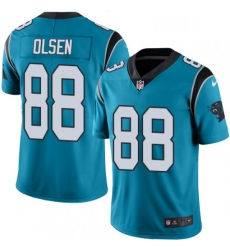 Mens Nike Carolina Panthers 88 Greg Olsen Blue Alternate Vapor Untouchable Limited Player NFL Jersey