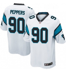 Mens Nike Carolina Panthers 90 Julius Peppers Game White NFL Jersey