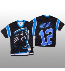 NFL Carolina Panthers 12 DJ Moore Black Men Mitchell  26 Nell Big Face Fashion Limited NFL Jersey