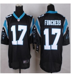 New Carolina Panthers #17 Devin Funchess Black Team Color Men Stitched NFL Elite Jersey