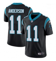 Nike Carolina Panthers 11 Robby Anderson Black Team Color Men Stitched NFL Vapor Untouchable Limited Jersey