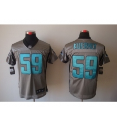 Nike Carolina Panthers 59 Luke Kuechly Grey Elite Shadow NFL Jersey