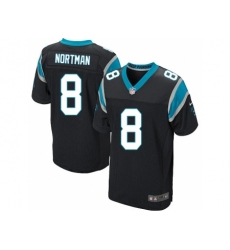 Nike Carolina Panthers 8 Brad Nortman Black Elite NFL Jersey