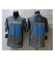 Nike Carolina Panthers 89 Steve Smith Grey Elite Vapor NFL Jersey