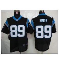 Nike Carolina Panthers 89 Steve Smith black Elite NFL Jersey