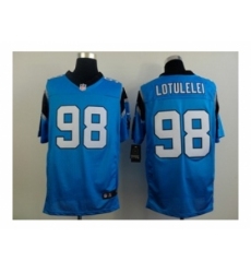Nike Carolina Panthers 98 Star Lotulelei blue Elite NFL Jersey