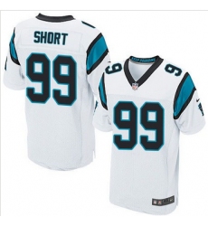 Nike Carolina Panthers #99 Kawann Short White Mens Stitched NFL Elite Jersey