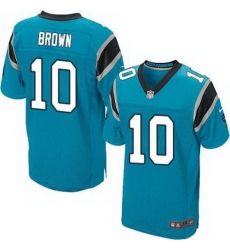 Nike Panthers #10 Corey Brown Blue Alternate Mens Stitched NFL Elite Jersey