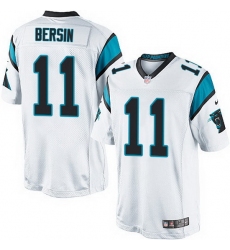Nike Panthers #11 Brenton Bersin White Team Color Mens Stitched NFL Elite Jersey