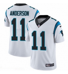 Nike Panthers 11 Robby Anderson White Men Stitched NFL Vapor Untouchable Limited Jersey