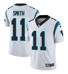 Nike Panthers #11 Torrey Smith White Mens Stitched NFL Vapor Untouchable Limited Jersey
