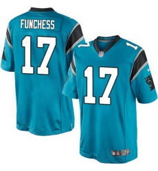 Nike Panthers #17 Devin Funchess Blue Team Color Mens Stitched NFL Elite Jersey