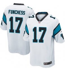 Nike Panthers #17 Devin Funchess White Team Color Mens Stitched NFL Elite Jersey