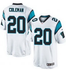 Nike Panthers #20 Kurt Coleman White Mens Stitched NFL Elite Jersey 7291 68263
