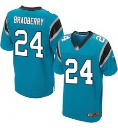 Nike Panthers #24 James Bradberry Blue Alternate Mens Stitched NFL Elite Jersey