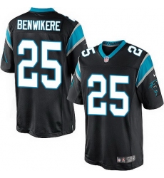 Nike Panthers #25 Bene Benwikere Black Team Color Mens Stitched NFL Elite Jersey