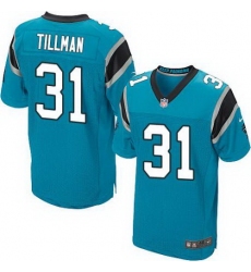 Nike Panthers #31 Charles Tillman Blue Alternate Mens Stitched NFL Elite Jersey