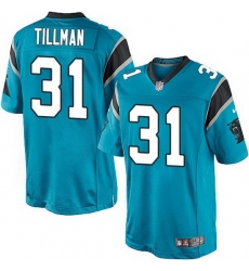 Nike Panthers #31 Charles Tillman Blue Team Color Mens Stitched NFL Elite Jersey