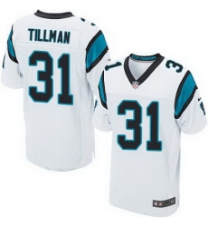 Nike Panthers #31 Charles Tillman White Mens Stitched NFL Elite Jersey