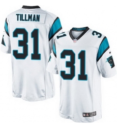 Nike Panthers #31 Charles Tillman White Team Color Mens Stitched NFL Elite Jersey