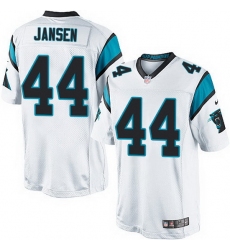 Nike Panthers #44 J.J. Jansen White Team Color Mens Stitched NFL Elite Jersey