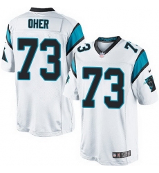 Nike Panthers #73 Michael Oher White Team Color Mens Stitched NFL Elite Jersey