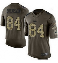 Nike Panthers #84 Ed Dickson Green Mens Stitched NFL Limited Salute to Service Jersey